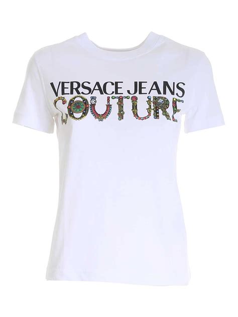 t shirt versace jeans bianca buchi|Versace Jeans Couture .